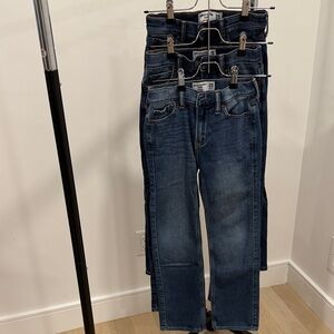 Abercrombie Kids Boys Straight Blue Jeans set 9/10 Slim